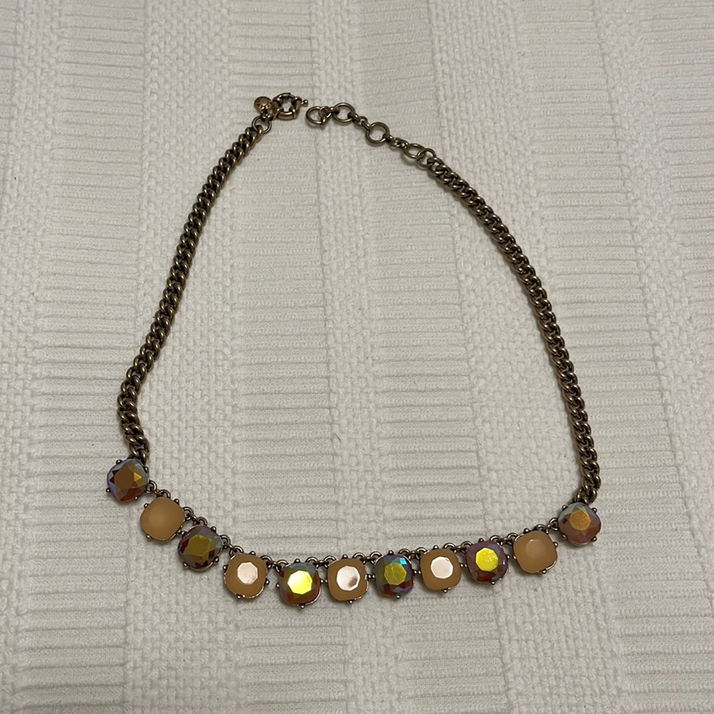 J. Crew Necklace Blush Pink